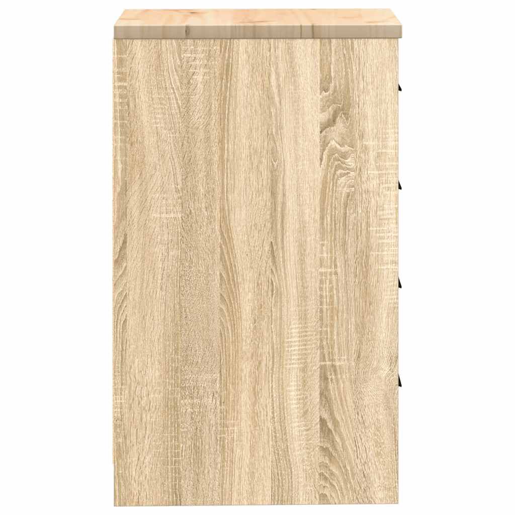 vidaXL ντουλάπι αποθήκευσης γκαράζ 40x51x85 εκ μασίφ ξύλο πεύκο