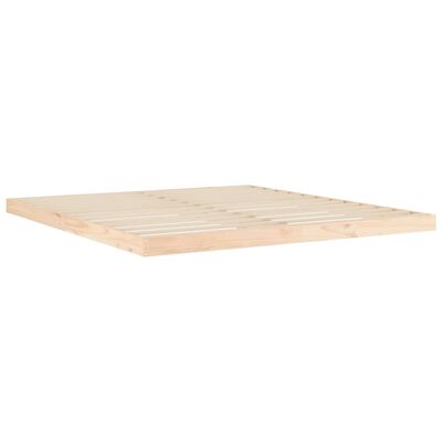vidaXL Πλαίσιο Κρεβατιού 180x200 εκ. Μασίφ Πεύκο Super King