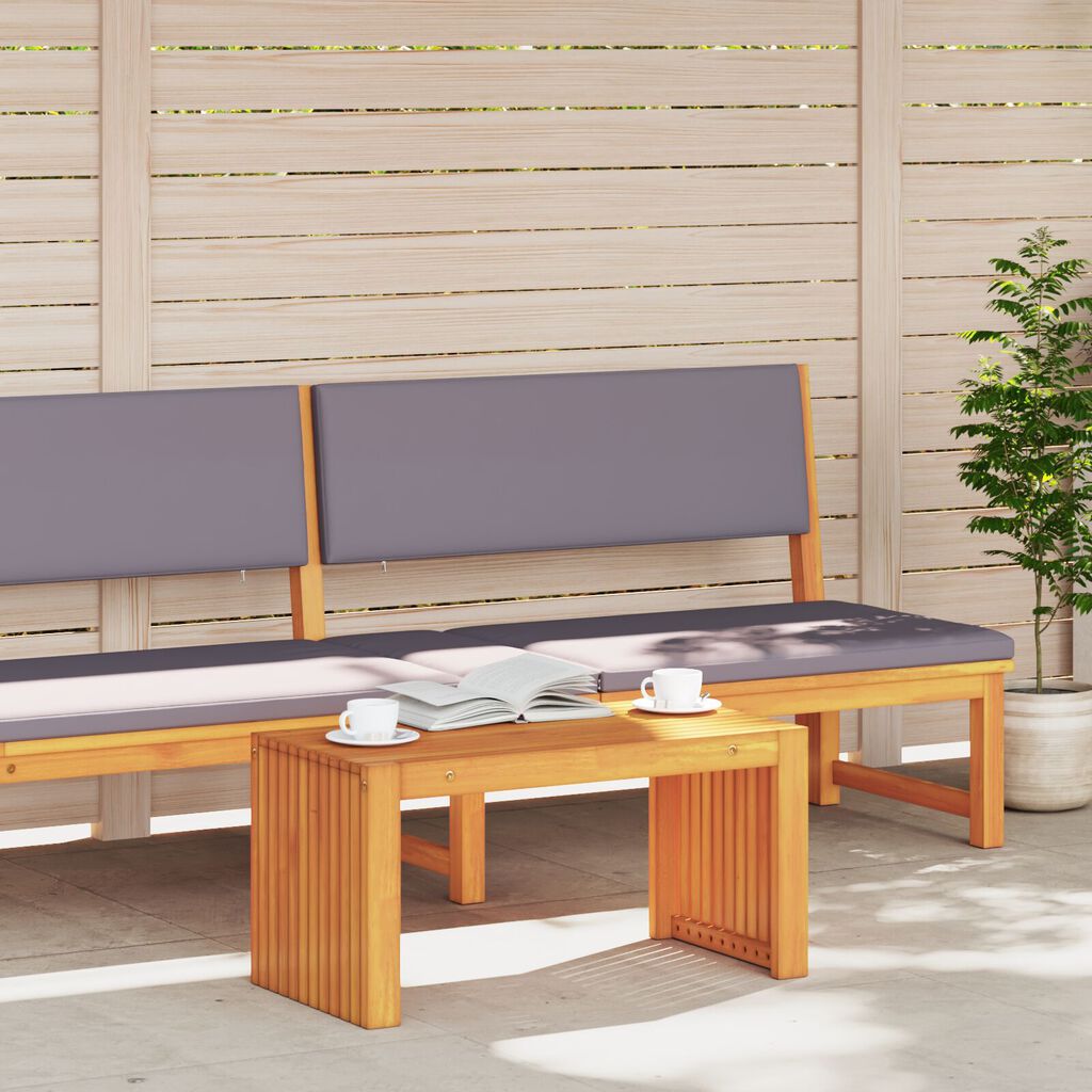 vidaXL Τραπεζάκι Καφέ 70x35x35 εκ. Συμπαγές Ξύλο Ακακίας