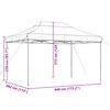 vidaXL Τέντα Εκδηλώσεων Πτυσσόμενη Pop-Up Πράσινο 440x292x315 εκ.