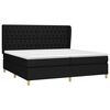 vidaXL &Kappa;&rho;&epsilon;&beta;ά&tau;&iota; Boxspring &mu;&epsilon; &Sigma;&tau;&rho;ώ&mu;&alpha; &Mu;&alpha;ύ&rho;&omicron; 200x200 &epsilon;&kappa;. &Upsilon;&phi;&alpha;&sigma;&mu;ά&tau;&iota;&nu;&omicron;