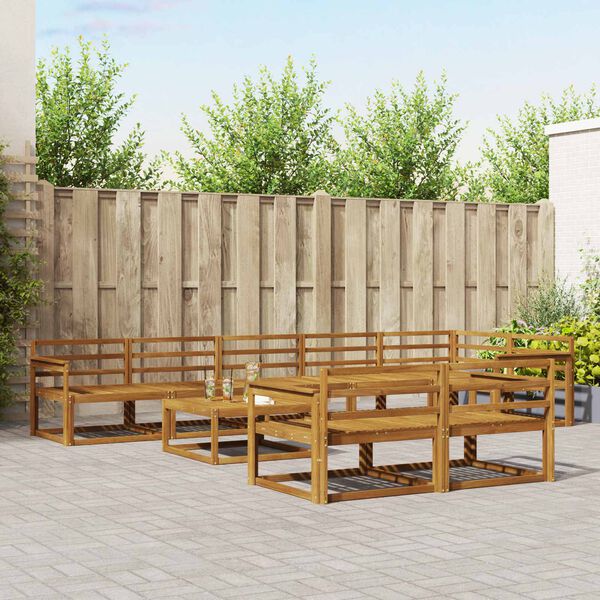 vidaXL &Sigma;&epsilon;&iota;&rho;ά &Kappa;&alpha;&nu;&alpha;&pi;έ &Epsilon;&xi;&omega;&tau;&epsilon;&rho;&iota;&kappa;&omicron;ύ 9 pcs &Phi;&upsilon;&sigma;&iota;&kappa;ό &Sigma;&tau;&epsilon;&rho;&epsilon;ό &Xi;ύ&lambda;&omicron; &Alpha;&kappa;&alpha;&kappa;ί&alpha;&sigmaf;