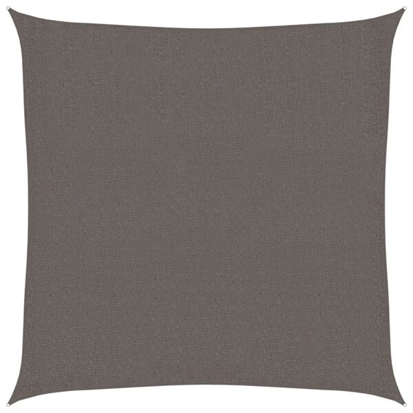 vidaXL Πανί Σκίασης Τετράγωνο Ανθρακί 3,6 x 3,6 μ. από HDPE