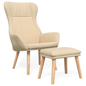 vidaXL &Pi;&omicron;&lambda;&upsilon;&theta;&rho;ό&nu;&alpha; Relax &Kappa;&rho;&epsilon;&mu; &Upsilon;&phi;&alpha;&sigma;&mu;ά&tau;&iota;&nu;&eta; &mu;&epsilon; &Upsilon;&pi;&omicron;&pi;ό&delta;&iota;&omicron;