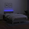 vidaXL &Kappa;&rho;&epsilon;&beta;ά&tau;&iota; Boxspring &mu;&epsilon; &Sigma;&tau;&rho;ώ&mu;&alpha; & LED &Alpha;&nu;.&Gamma;&kappa;&rho;&iota; 120x190&epsilon;&kappa;. &Upsilon;&phi;&alpha;&sigma;&mu;ά&tau;&iota;&nu;&omicron;