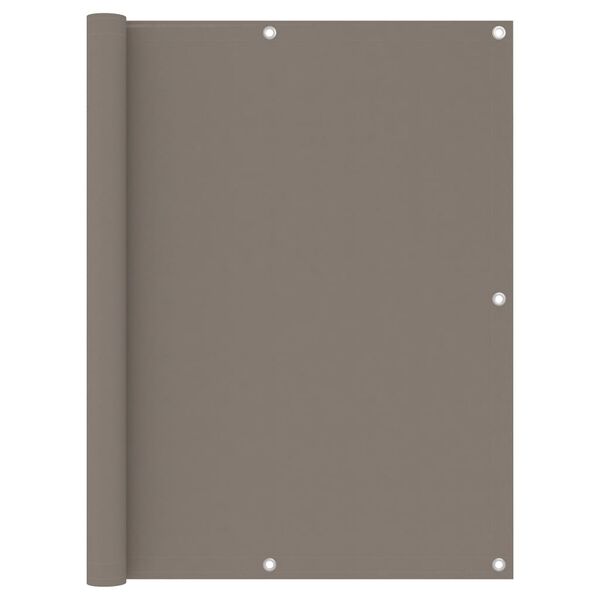 vidaXL &Delta;&iota;&alpha;&chi;&omega;&rho;&iota;&sigma;&tau;&iota;&kappa;ό &Beta;&epsilon;&rho;ά&nu;&tau;&alpha;&sigmaf; Taupe 120 x 400 &epsilon;&kappa;. Ύ&phi;&alpha;&sigma;&mu;&alpha; Oxford