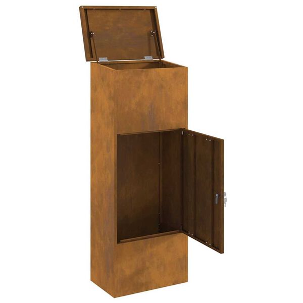 vidaXL Θυρίδα Πακέτων Σκ rusty 44.5 x 29 x 110.5 εκ
