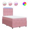 vidaXL &Kappa;&rho;&epsilon;&beta;ά&tau;&iota; Boxspring &mu;&epsilon; &Sigma;&tau;&rho;ώ&mu;&alpha; &Rho;&omicron;&zeta; 120x200 &epsilon;&kappa;. &Beta;&epsilon;&lambda;&omicron;ύ&delta;&iota;&nu;&omicron;
