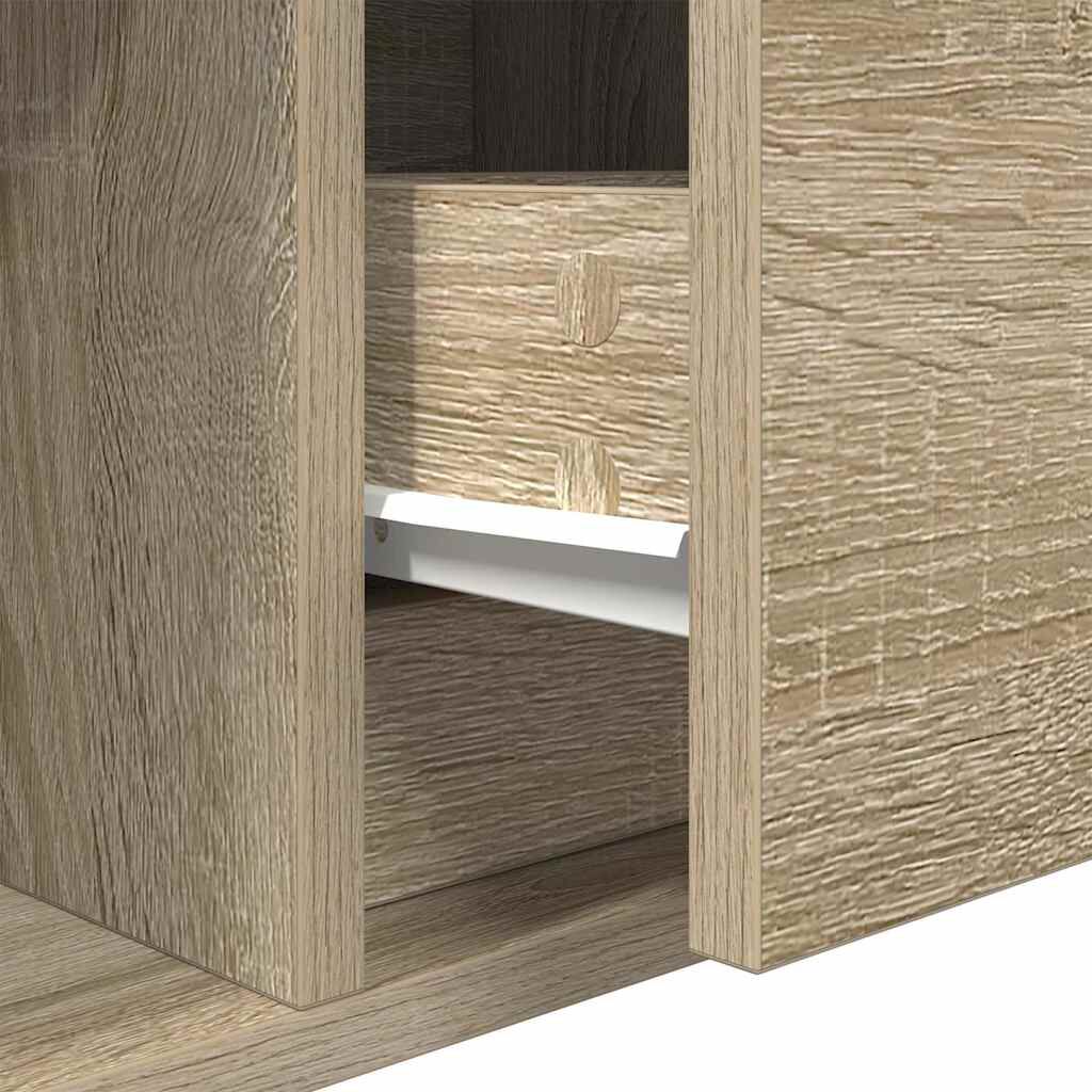 vidaXL Έπιπλο Τηλεόρασης Sonoma Δρυς 80x31x25,5 εκ. Επεξ. Ξύλο