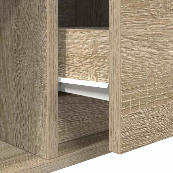 vidaXL Έπιπλο Τηλεόρασης Sonoma Δρυς 80x31x25,5 εκ. Επεξ. Ξύλο
