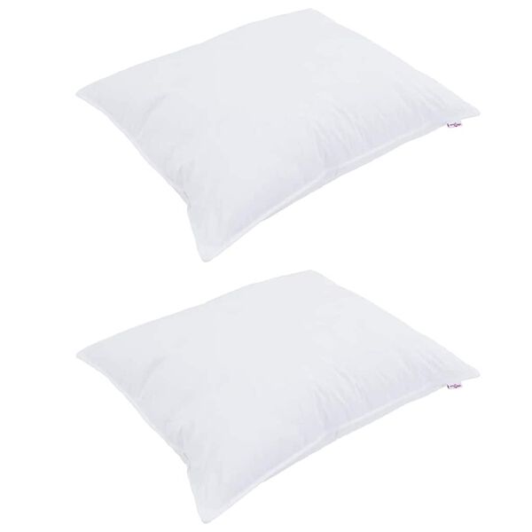 vidaXL Πάπλωμα με μαξιλάρι 3 pcs Λευκό 200 x 200 cm Μικροΐνες
