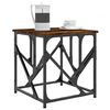 vidaXL Τραπεζάκι Σαλονιού Καπνιστή Δρυς 45x45x47,5 εκ. Επεξεργ. Ξύλο