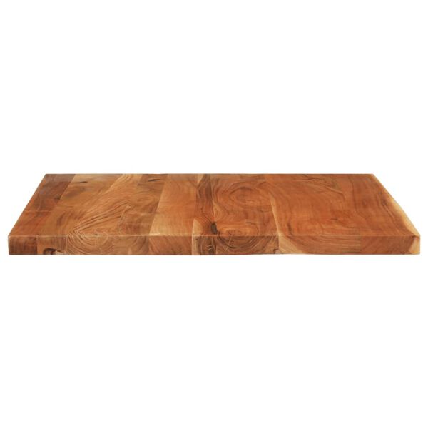 vidaXL Επιφάνεια Τραπεζιού Ορθογώνια 110x80x2,5 εκ. Μασίφ Ξύλο Ακακίας