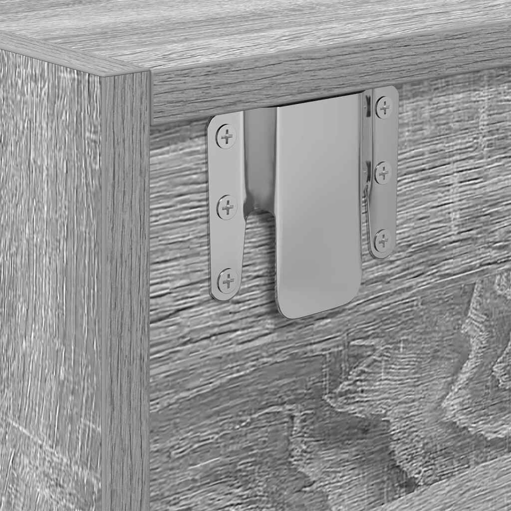 vidaXL Έπιπλο Τηλεόρασης Γκρι Sonoma 60x31x25,5 εκ. Επεξεργασμένο Ξύλο