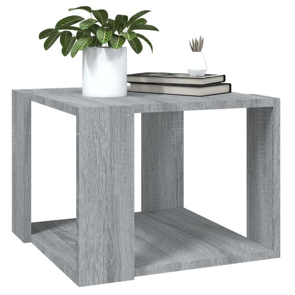 vidaXL Τραπεζάκι Σαλονιού Γκρι Sonoma 40x40x30 εκ. Επεξεργασμένο Ξύλο