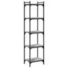 vidaXL Βιβλιοθήκη 5 Επιπέδων Γκρι Sonoma 40x30x154 εκ. Επεξεργ. Ξύλο