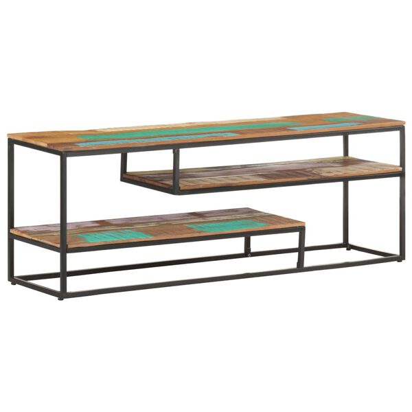 vidaXL Έπιπλο Τηλεόρασης 130 x 30 x 45 εκ. από Μασίφ Ανακυκλωμένο Ξύλο