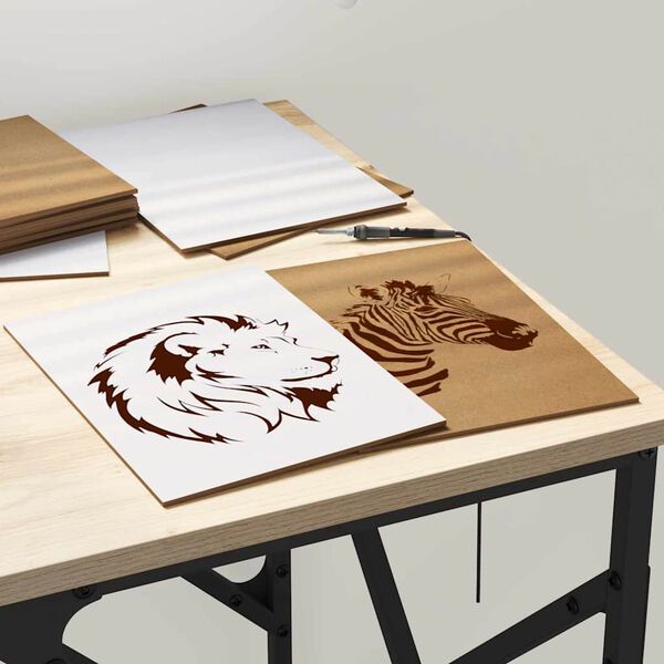 vidaXL &Delta;&iota;&alpha;&kappa;&omicron;&sigma;&mu;&eta;&tau;&iota;&kappa;ά &Pi;ά&nu;&epsilon;&lambda; 50 pcs &Lambda;&epsilon;&upsilon;&kappa;ό 15 x 21 x 0.27 &epsilon;&kappa;.