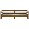vidaXL Καναπές Κρεβάτι Καφέ Μελί 2 x (90 x 200) εκ. Μασίφ Ξύλο Πεύκου
