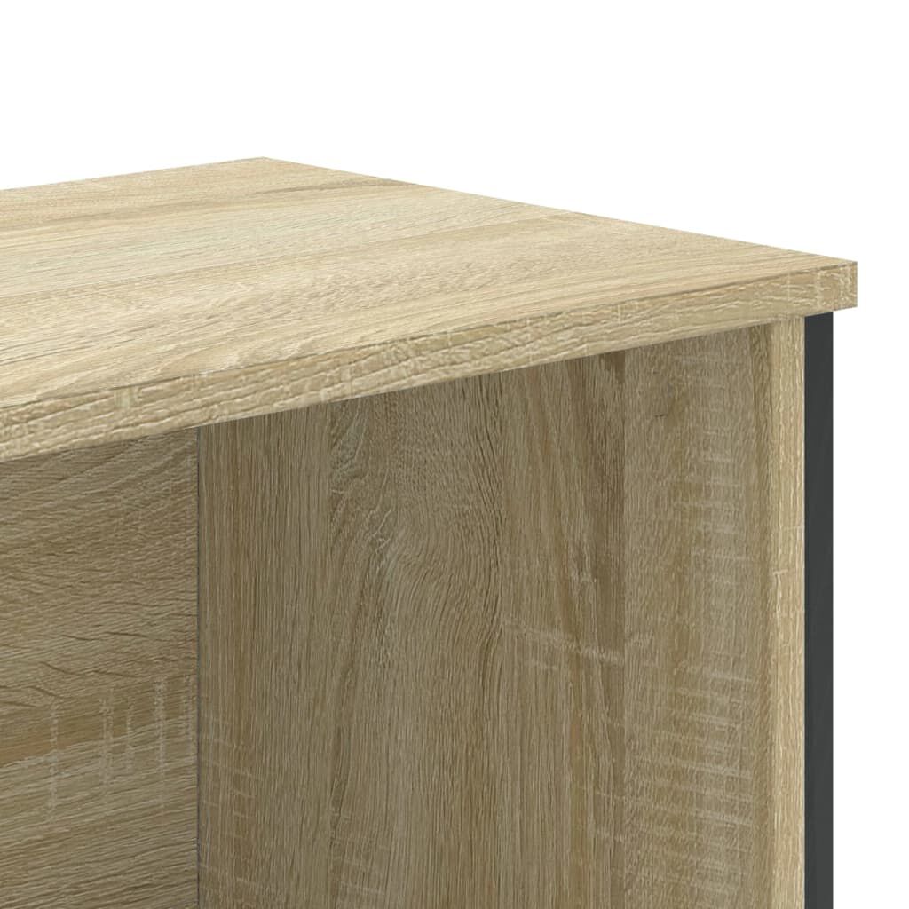 vidaXL Βιβλιοθήκη Χρώμα Sonoma Δρυς 80x31x169 εκ. Επεξεργασμένο Ξύλο