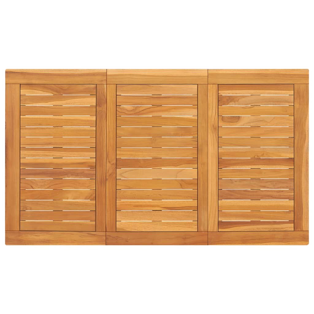 vidaXL Τραπεζαρία Κήπου 120 x 70 x 77 εκ. από Μασίφ Ξύλο Teak