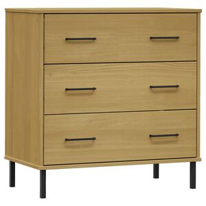 vidaXL &Nu;&tau;&omicron;&upsilon;&lambda;ά&pi;&iota; OSLO &mu;&epsilon; 3 &Sigma;&upsilon;&rho;&tau;ά&rho;&iota;&alpha; &Kappa;&alpha;&phi;έ 77 x 40 x 79,5 &epsilon;&kappa;. &Mu;&alpha;&sigma;ί&phi; &Xi;ύ&lambda;&omicron;