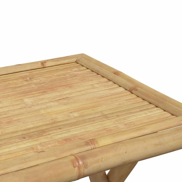 vidaXL Τραπέζι Κήπου Πτυσσόμενο 45 x 45 x 45 εκ. από Μπαμπού