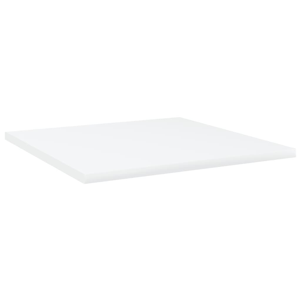 vidaXL Ράφια Βιβλιοθήκης 8 τεμ. Λευκά 40x40x1,5 εκ. από Μοριοσανίδα