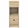 vidaXL Κομοδίνο με συρτάρι Sonoma Δρυς 25x31x66 εκ.