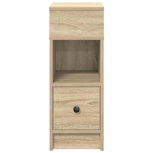 vidaXL Κομοδίνο με συρτάρι Sonoma Δρυς 25x31x66 εκ.