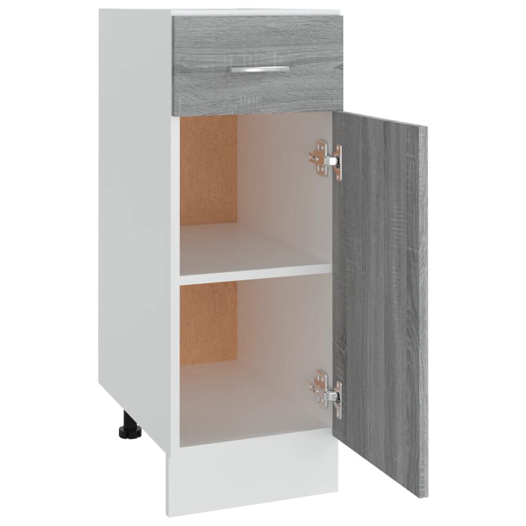 vidaXL Έπιπλο Με Συρτάρι Lyon Γκρι Sonoma 30x46x81,5εκ.