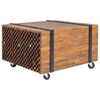 vidaXL &Tau;&rho;&alpha;&pi;&epsilon;&zeta;ά&kappa;&iota; &Beta;&omicron;&eta;&theta;&eta;&tau;&iota;&kappa;ό 60 x 60 x 38 &epsilon;&kappa;. &alpha;&pi;ό &Xi;ύ&lambda;&omicron; Teak