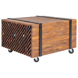 vidaXL &Tau;&rho;&alpha;&pi;&epsilon;&zeta;ά&kappa;&iota; &Beta;&omicron;&eta;&theta;&eta;&tau;&iota;&kappa;ό 60 x 60 x 38 &epsilon;&kappa;. &alpha;&pi;ό &Xi;ύ&lambda;&omicron; Teak