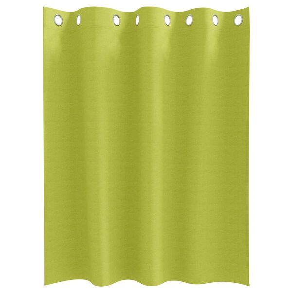 vidaXL Κουρτίνες με κουρτίνες 2 pcs Λαχανί 140 x 140 cm Πολυεστέρας