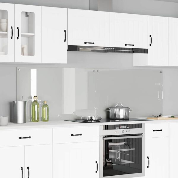 vidaXL Πίσω Πάνελ Κουζίνας Διαφανές 100 x 60 cm σκληρυμένο γυαλί