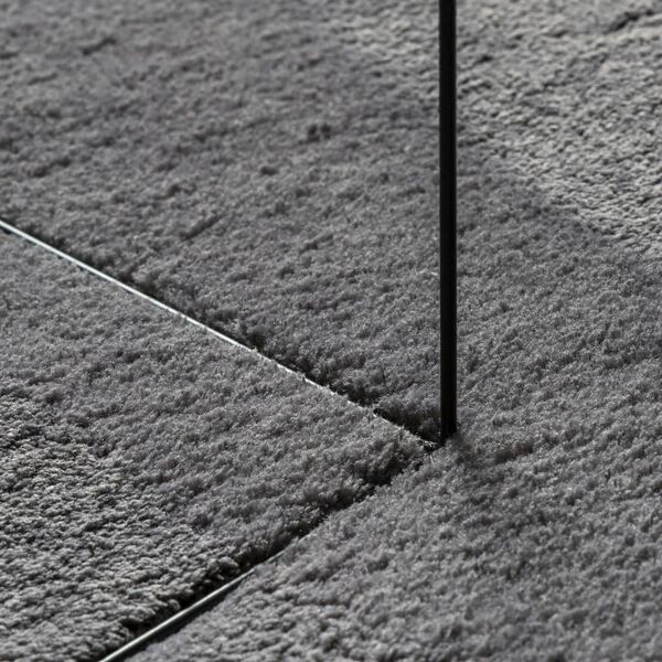 vidaXL Χαλί HUARTE με Κοντό Πέλος Μαλακό/ Πλενόμενο Ανθρακί 160x230εκ.
