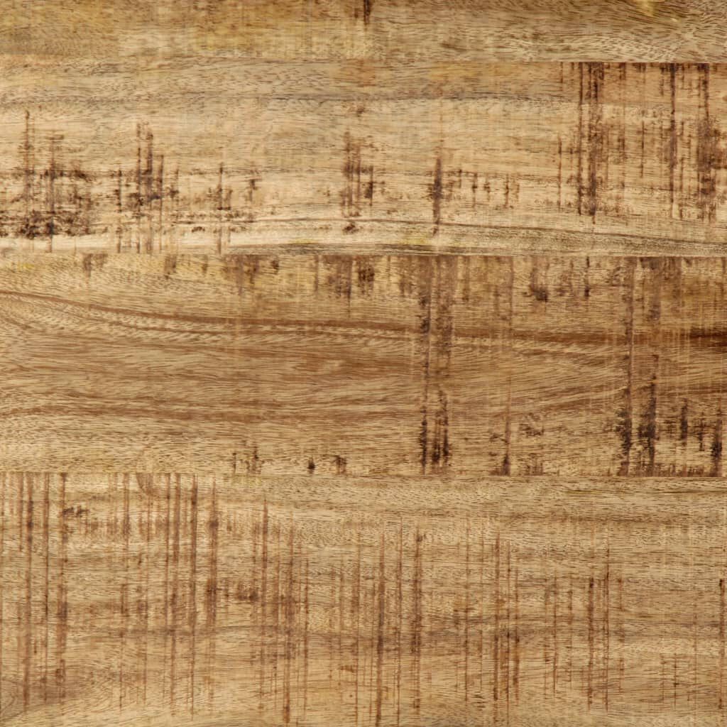 vidaXL Τραπεζαρία 120 x 55 x 76 εκ. από Μασίφ Ακατέργαστο Ξύλο Μάνγκο