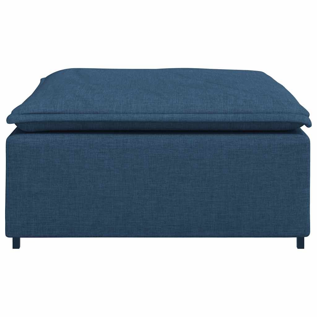 vidaXL Υποπόδιο Καναπέ Μπλε 100x100x48 εκ.