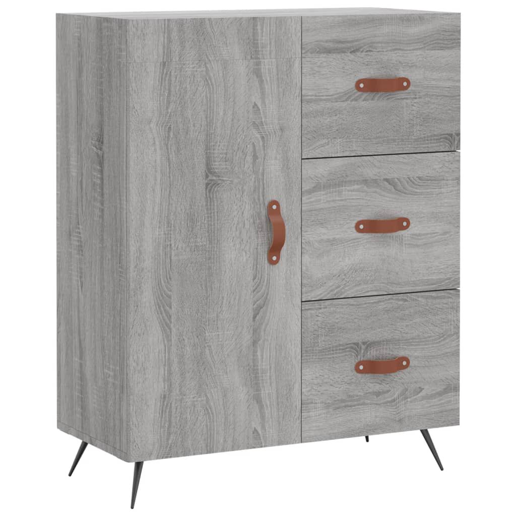 vidaXL Ντουλάπι Γκρι Sonoma 69,5 x 34 x 90 εκ. από Επεξεργασμένο Ξύλο