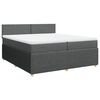 vidaXL &Kappa;&rho;&epsilon;&beta;ά&tau;&iota; Boxspring &mu;&epsilon; &Sigma;&tau;&rho;ώ&mu;&alpha; &Sigma;&kappa;&omicron;ύ&rho;&omicron; &Gamma;&kappa;&rho;&iota; 200x200 &epsilon;&kappa;. &Upsilon;&phi;&alpha;&sigma;&mu;ά&tau;&iota;&nu;&omicron;