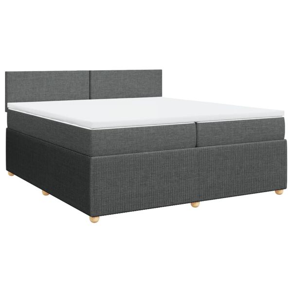 vidaXL &Kappa;&rho;&epsilon;&beta;ά&tau;&iota; Boxspring &mu;&epsilon; &Sigma;&tau;&rho;ώ&mu;&alpha; &Sigma;&kappa;&omicron;ύ&rho;&omicron; &Gamma;&kappa;&rho;&iota; 200x200 &epsilon;&kappa;. &Upsilon;&phi;&alpha;&sigma;&mu;ά&tau;&iota;&nu;&omicron;