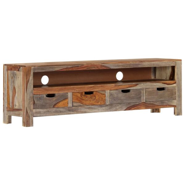 vidaXL Έπιπλο Τηλεόρασης 130 x 30 x 40 εκ. από Μασίφ Ξύλο Ακακίας