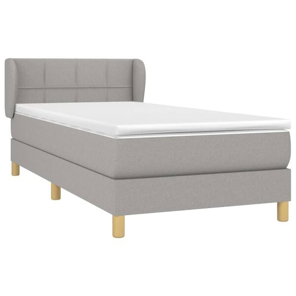 vidaXL &Kappa;&rho;&epsilon;&beta;ά&tau;&iota; Boxspring &mu;&epsilon; &Sigma;&tau;&rho;ώ&mu;&alpha; &Alpha;&nu;&omicron;&iota;&chi;&tau;ό &Gamma;&kappa;&rho;&iota; 80x200 &epsilon;&kappa;. &Upsilon;&phi;&alpha;&sigma;&mu;ά&tau;&iota;&nu;&omicron;