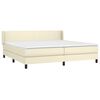 vidaXL &Kappa;&rho;&epsilon;&beta;ά&tau;&iota; Boxspring &mu;&epsilon; &Sigma;&tau;&rho;ώ&mu;&alpha; &Kappa;&rho;&epsilon;&mu; 200x200 &epsilon;&kappa;. &Sigma;&upsilon;&nu;&theta;&epsilon;&tau;&iota;&kappa;ό &Delta;έ&rho;&mu;&alpha;