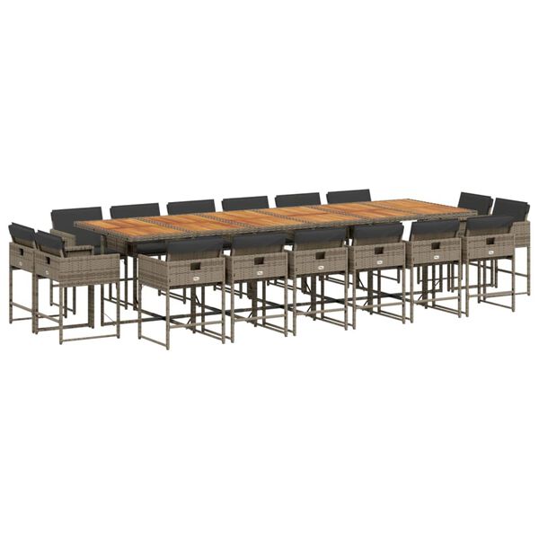 vidaXL &Sigma;&epsilon;&tau; &Tau;&rho;&alpha;&pi;&epsilon;&zeta;&alpha;&rho;ί&alpha;&sigmaf; &Kappa;ή&pi;&omicron;&upsilon; 17 &tau;&epsilon;&mu;. &Gamma;&kappa;&rho;&iota; &alpha;&pi;ό &Sigma;&upsilon;&nu;&theta;. &Rho;&alpha;&tau;ά&nu; &mu;&epsilon; &Mu;&alpha;&xi;&iota;&lambda;ά&rho;&iota;&alpha;