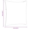 vidaXL Μαξιλάρι Καναπέ 2 pcs Σκούρο Γκρι 60 x 60 cm