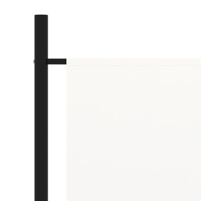 vidaXL Διαχωριστικό Δωματίου με 3 Πάνελ Λευκό 260 x 180 εκ. Υφασμάτινο