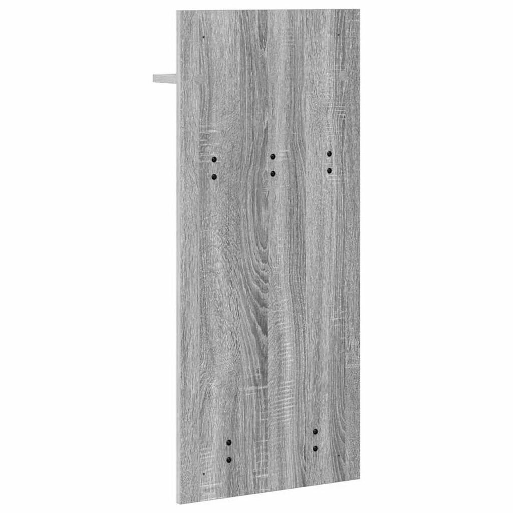 vidaXL Τοίχου Κρεμάστρα Γκρι sonoma 90 x 40 x 10 εκ Επεξεργασμένο ξύλο