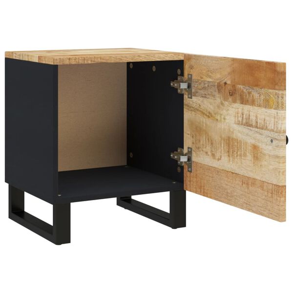 vidaXL Κομοδίνο 40 x 33 x 46 εκ. από Μασίφ Ξύλο Μάνγκο
