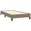 vidaXL Σκελετός Κρεβατιού Χωρίς Στρώμα Taupe 100 x 200 εκ. Υφασμάτινο